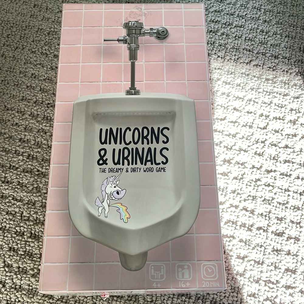 Shenanigames Adult Party Games: Unicorns & Urinals never opened